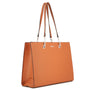 Sac cabas femme similicuir camel - vue 2 | Flora & co