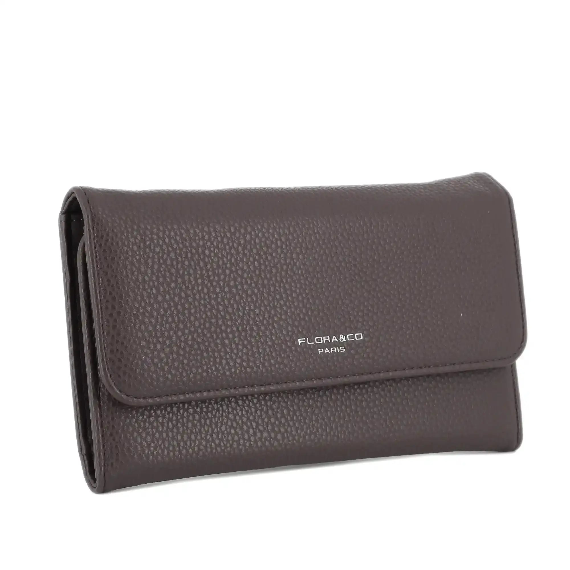 Beige flexible women's checkbook wallet