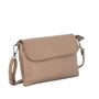 Vue 1 du Mini Sac Bandoulière Femme Marron Métal en cuir synthétique par Flora & co.