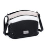 Gallantry Sac bandoulière femme multicolore grainé noir beige