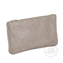 Vue 1 du Pochette coméstique voyage cuir irisé Marron Métal par Made in Italy.