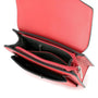 Flora & co Sac double bandoulières chaîne à magnétique rouge