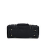 Grand sac bowling similicuir suédine femme Noir - Crocochic