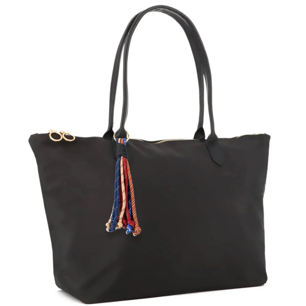 Flora & co Sac cabas femme a4 léger nylon noir