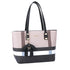 Gallantry Sac cabas femme a4 multicolore rayure noir