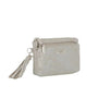Vue 1 du Porte-monnaie Femme Similicuir Suède Irisé taupe synthetique par Flora & co.