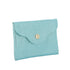 Porte-monnaie cuir irisé femme ultra fin Turquoise - Crocochic