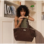 Sac à main bandoulière suédé Chocolat - Crocochic