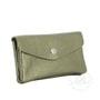 Vue 1 du Porte-monnaie cartes femme cuir irisé 051 Olive par Made in Italy.