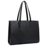Sac cabas femme cuir synthétique noir - vue 2 | Gallantry