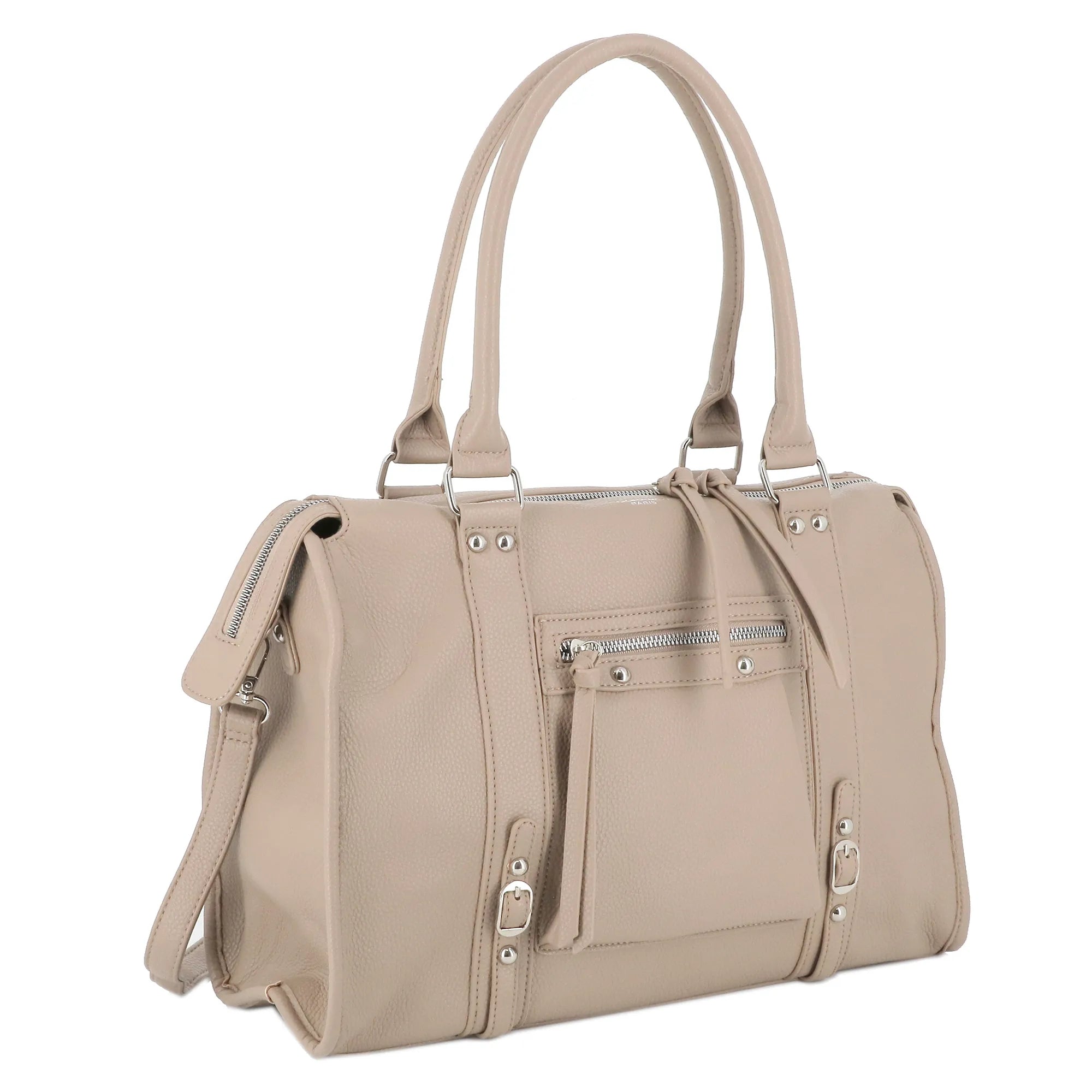 Sac cabas multipoches femme L Beige Taupe other image 2