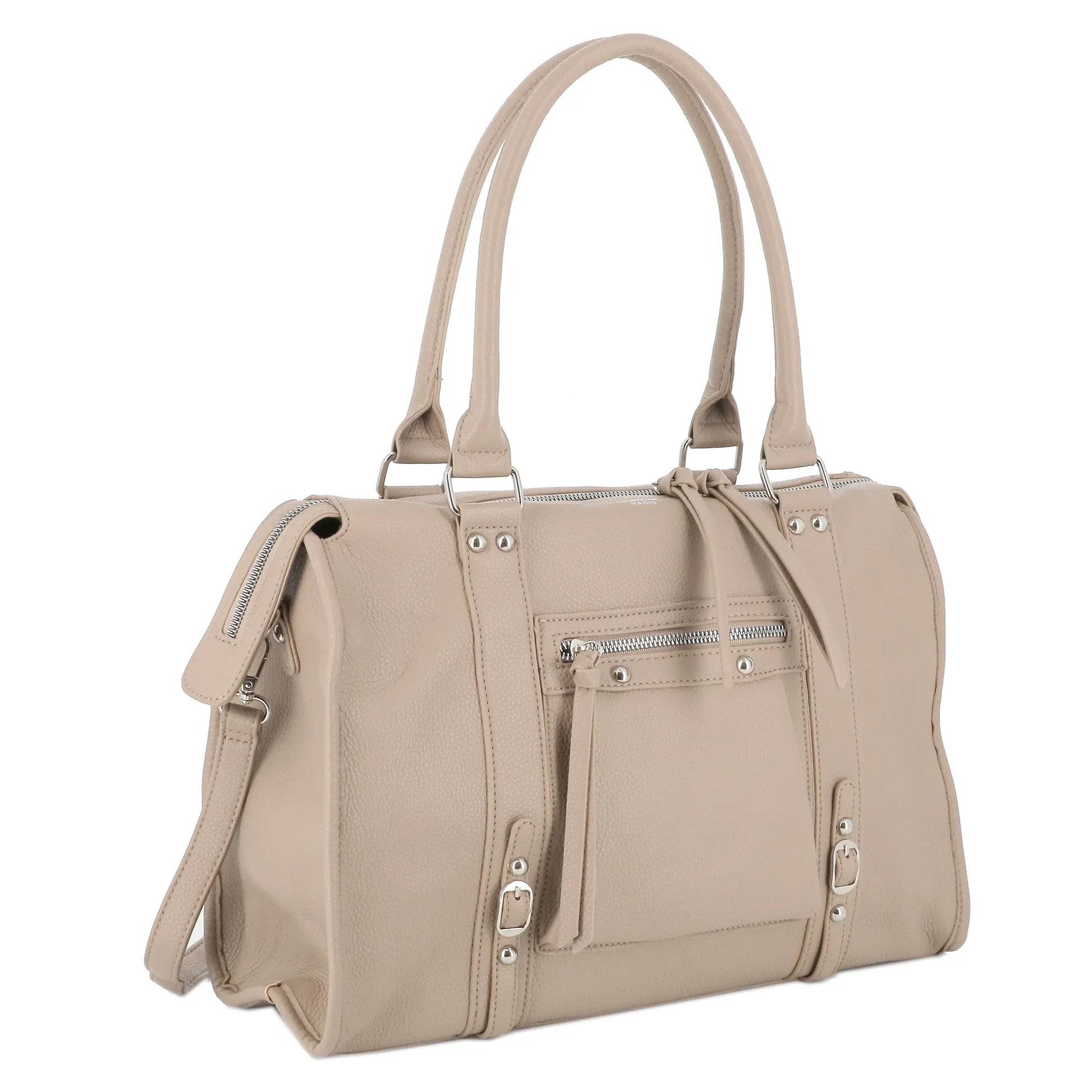 Sac cabas multipoches femme L Beige Taupe other image 2