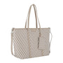 Sac cabas femme simili cuir beige - vue 2 | Flora & co