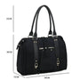 Grand sac bowling similicuir suédine femme Noir other image 2