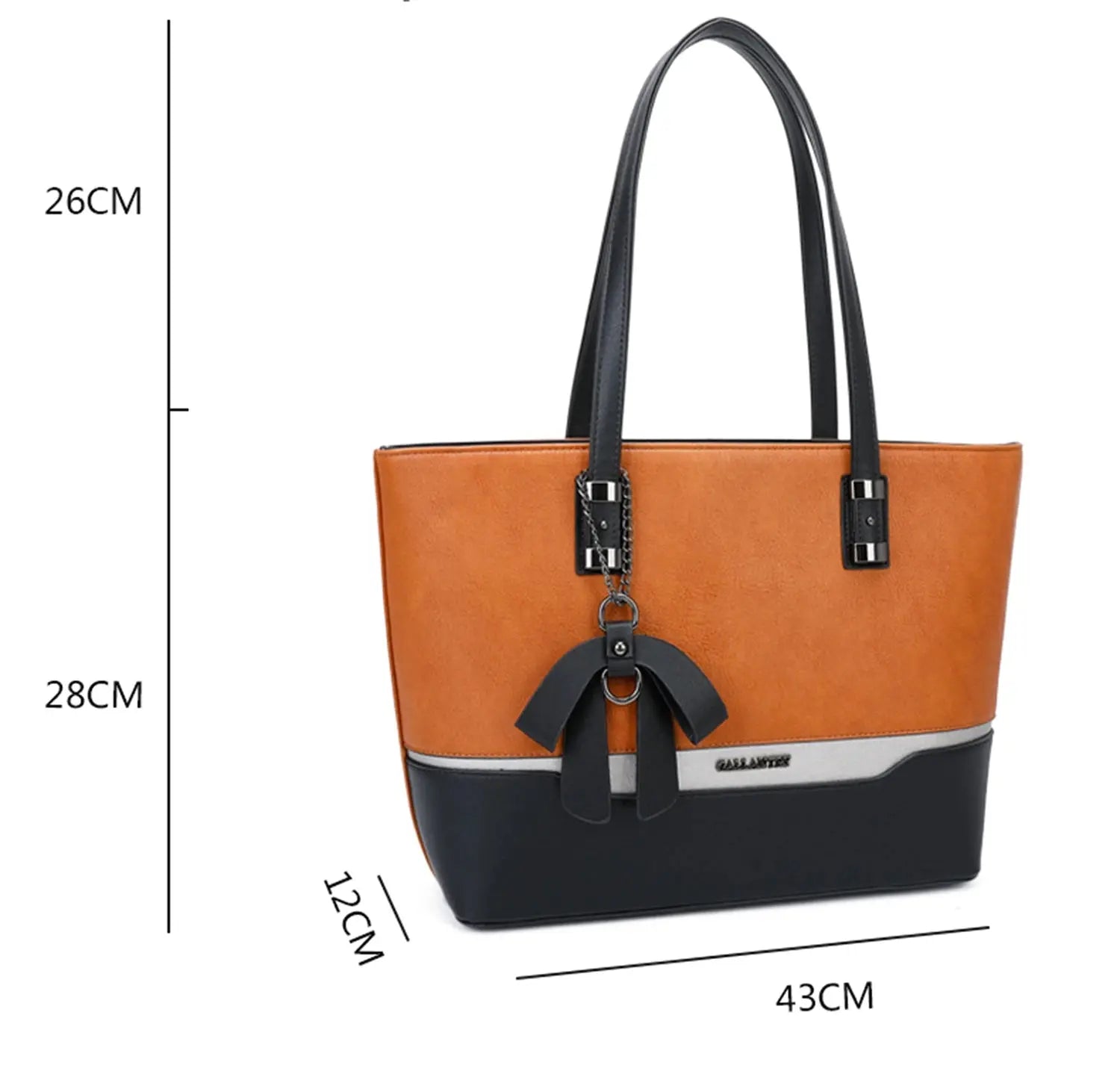 Gallantry Camel women's a4 high school course tote bag