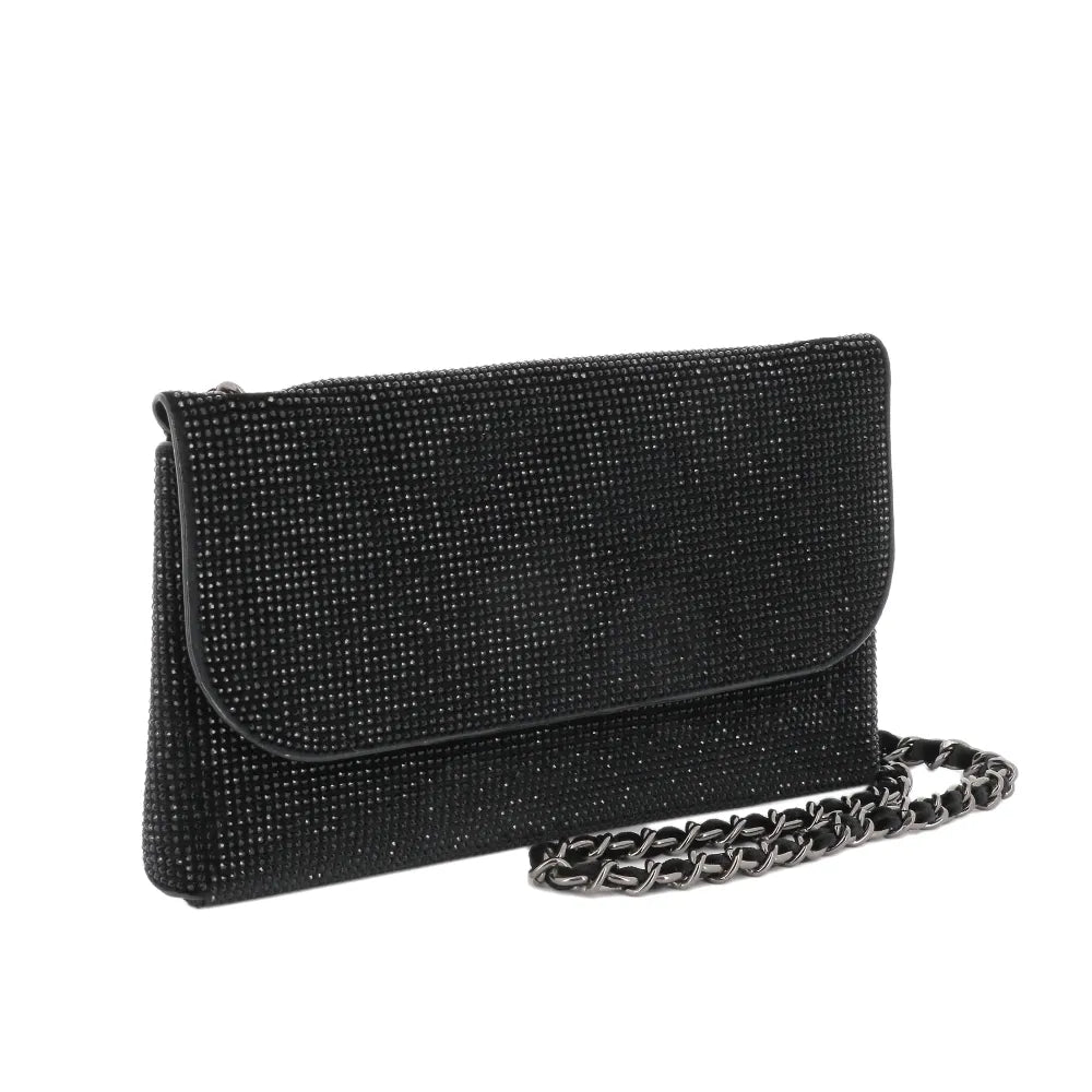 Sac pochette de soirée strass Noir other image 2