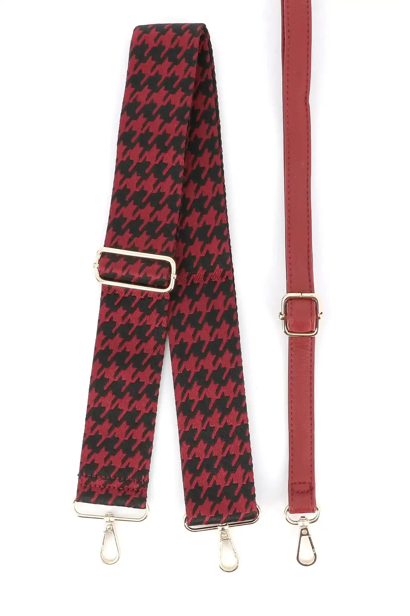 Flora & co Sac bandoulière large multipoches rouge foncé