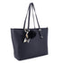 Flora & co Sac cabas femme pompon foulard léger bleu marine
