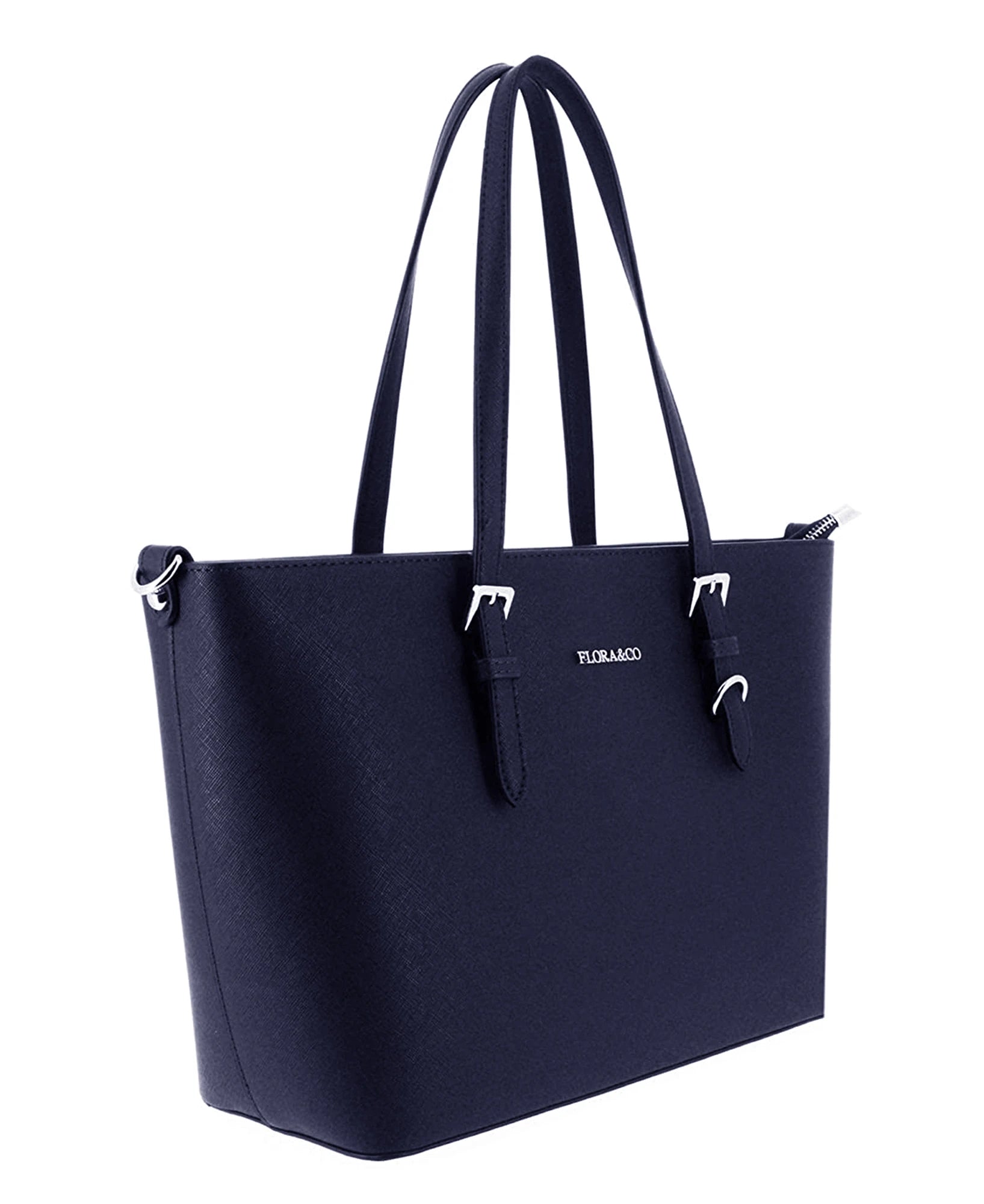 Sac cabas femme format a4 saffiano bleu