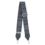 Flora & co Sac banane femme pu cuir grainé bleu