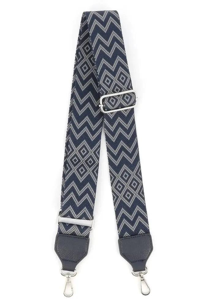 Flora & co Sac banane femme pu cuir grainé bleu
