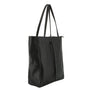 Sac cabas femme cuir véritable noir - vue 2 | Made in Italy