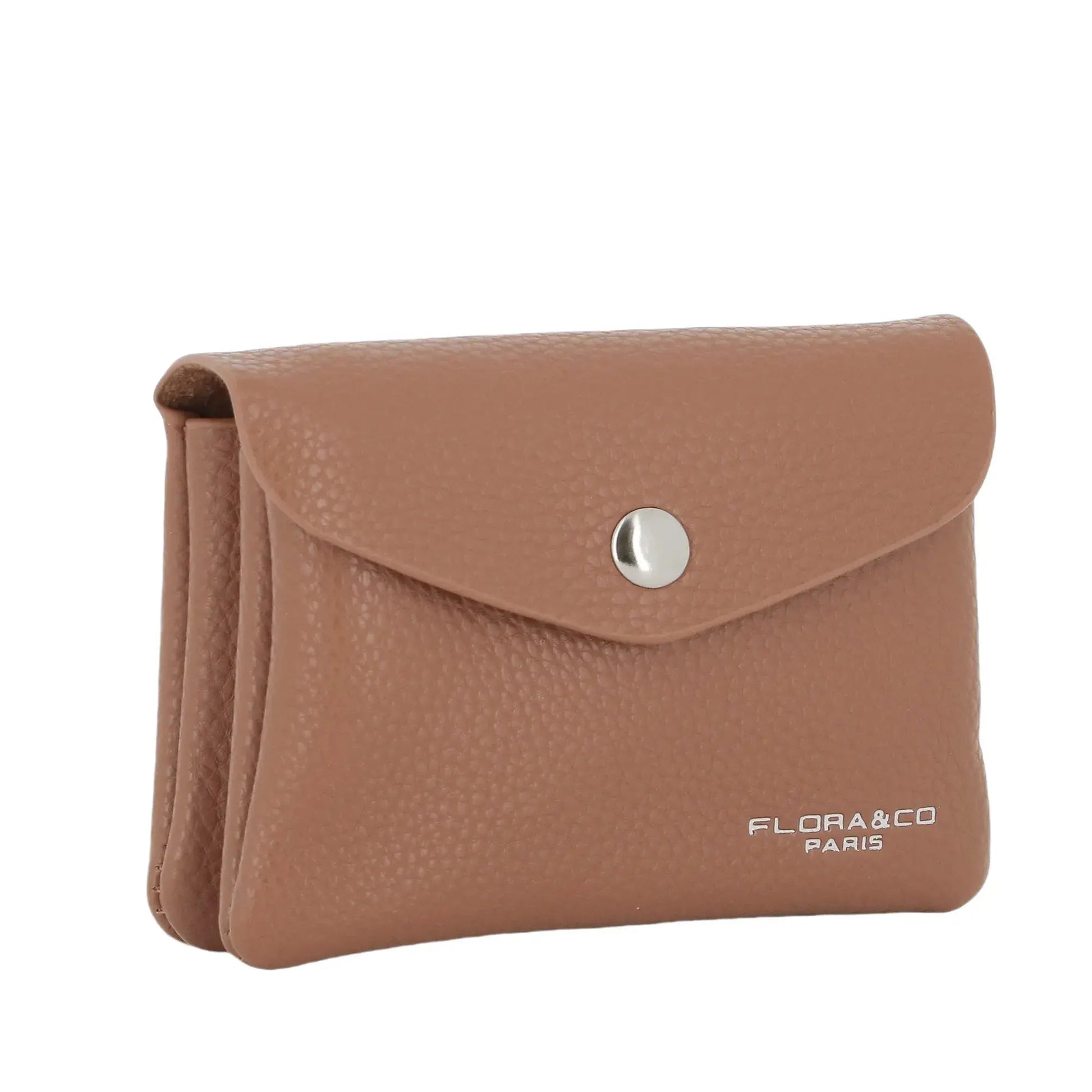 Flora & co Porte-monnaie portefeuille femme mi-long Camel