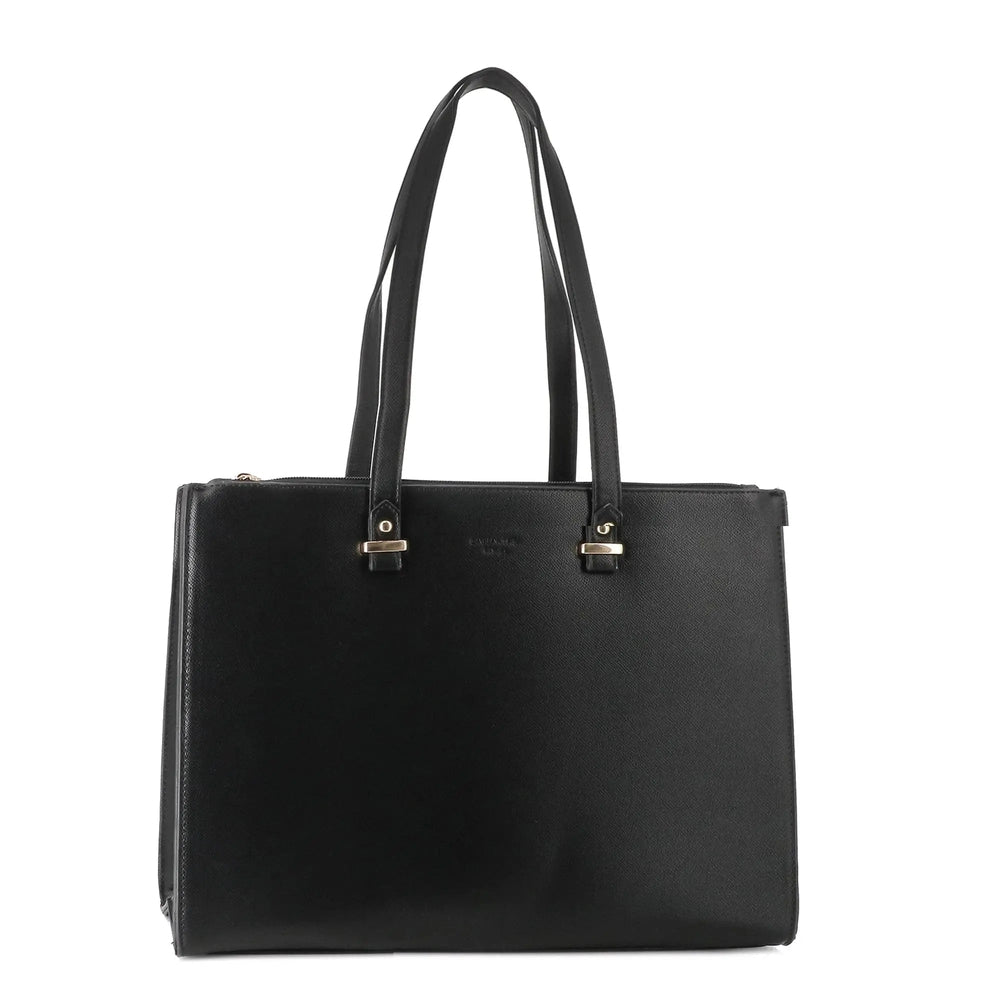 Gallantry Sac à main femme cabas a4 rigide noir