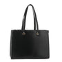 Sac cabas femme cuir synthétique noir - vue 2 | Gallantry