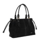 Sac cabas bowling femme simili cuir noir - vue 3 | Flora & co