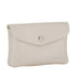 Flora & co Porte-monnaie portefeuille femme mi-long Ivoire