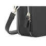 Flora & co Sac caméra bandoulière femme 2 poches noir