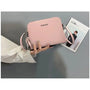 Sac cabas bandoulière femme simili cuir rose - vue 2 | Flora & co