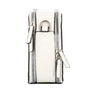 Flora & co Sac caméra bandoulière femme 2 zip blanc