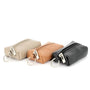 Vue 5 du Porte-monnaie femme cuir boucle 02 camel par Made in Italy.