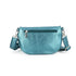 Flora & co Sac banane bandoulière femme irisé bleu canard