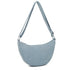 Gallantry Sac bandoulière demi-lune canvas femme bleu clair