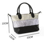 Gallantry Sac à main femme paillette multicolore gris