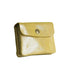 Vue 2 du Porte-monnaie femme cuir daim irisé 044 moutarde par Made in Italy.
