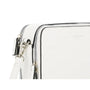 Flora & co Sac caméra bandoulière femme 2 zip blanc