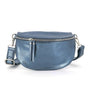 Flora & co Sac banane bandoulière femme irisé bleu