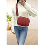 Flora & co Sac bandoulières femme multipoches rouge