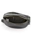 Flora & co Sac banane femme brodée pu cuir grainé noir