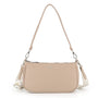 Sac baguette avec bandoulière Beige Flora & co