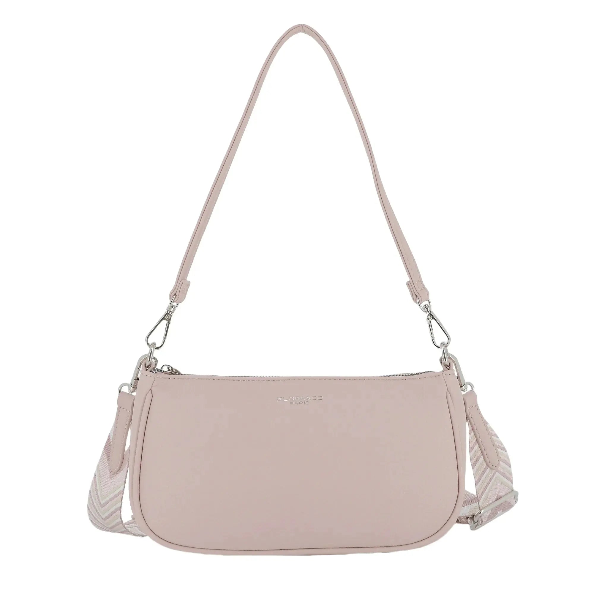 Sac baguette avec bandoulière Rose Flora & co