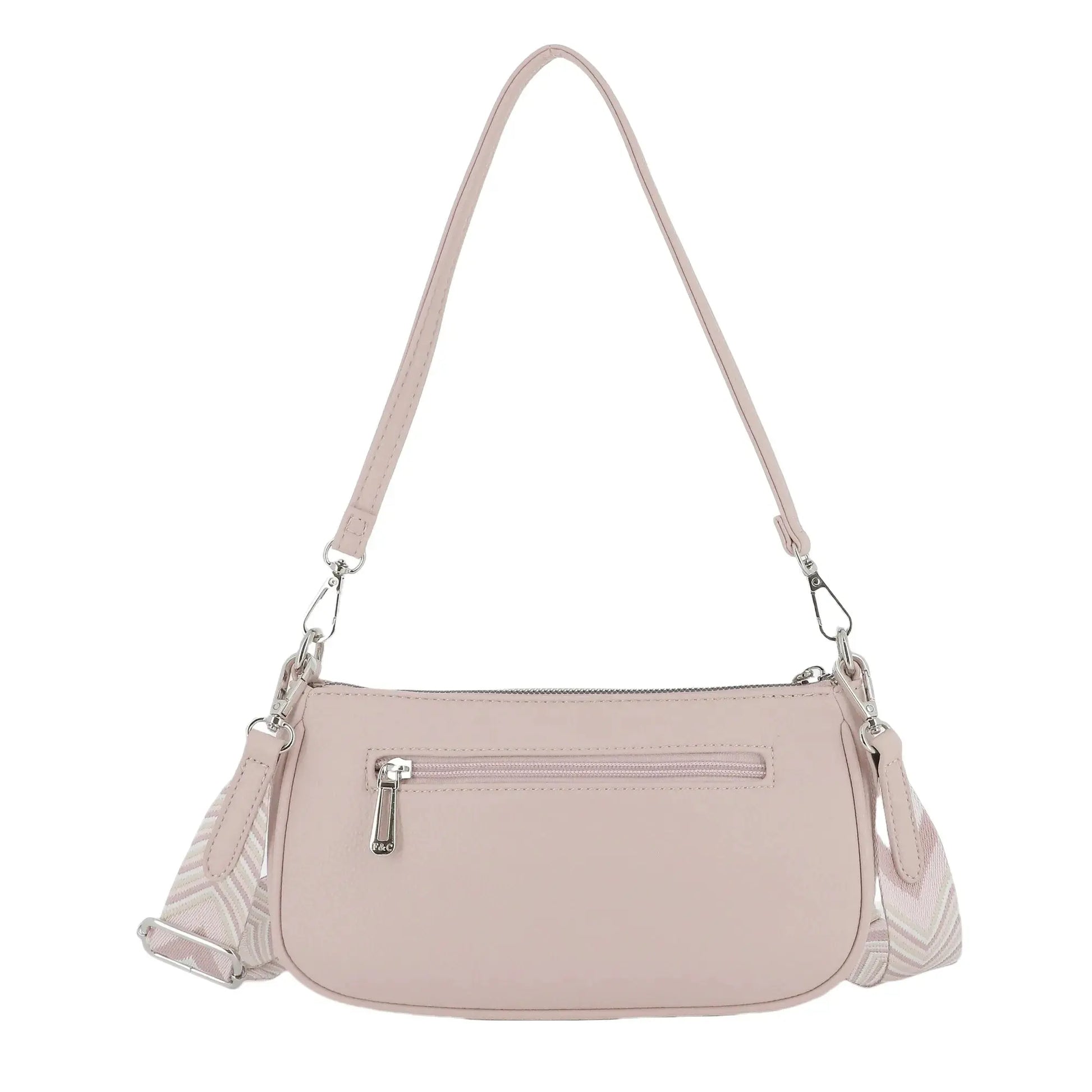 Sac baguette avec bandoulière Rose Flora & co