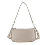 Sac baguette avec bandoulière Taupe Métal Flora & co