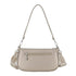 Sac baguette avec bandoulière Taupe Métal Flora & co