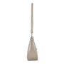 Sac baguette avec bandoulière Taupe Métal Flora & co