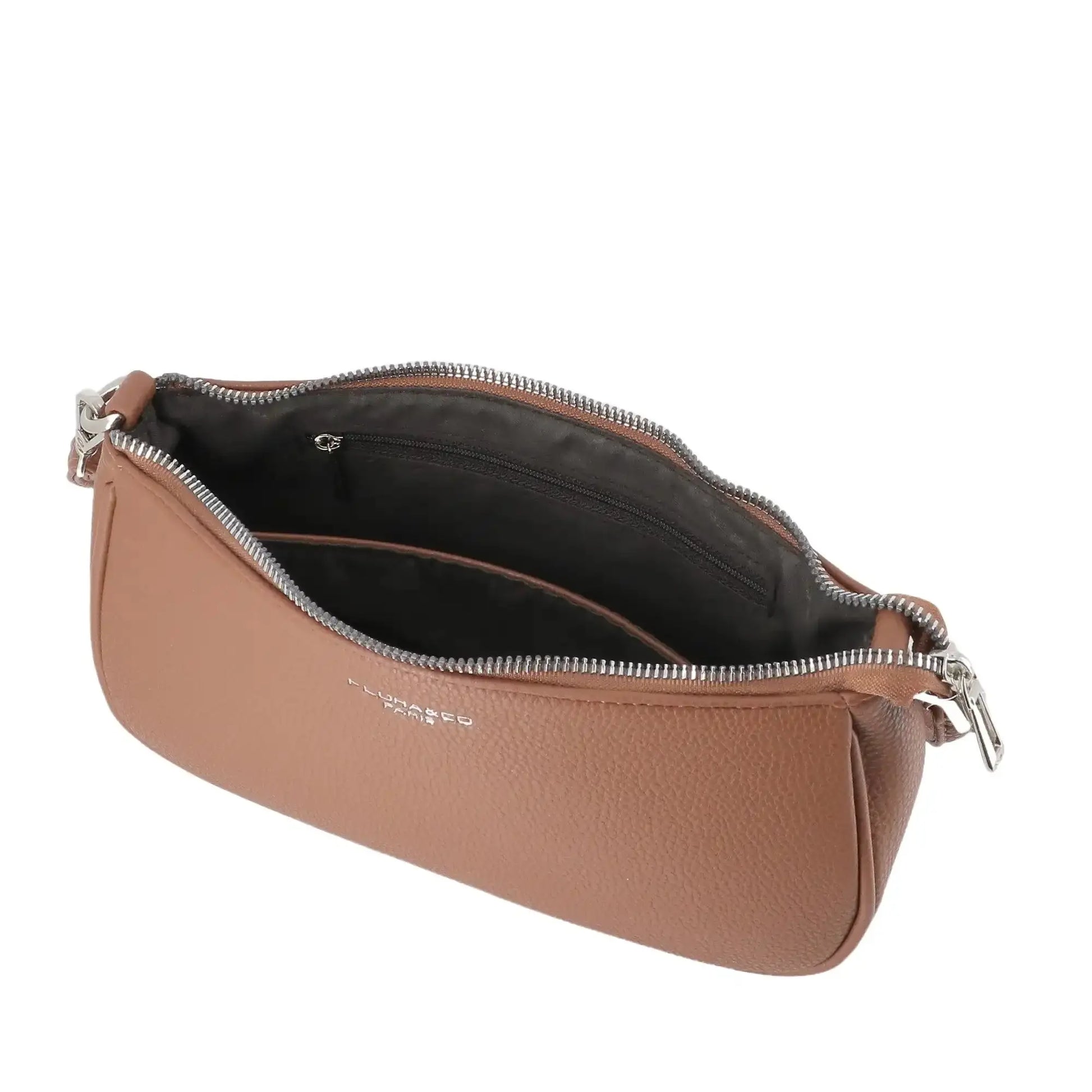 Sac baguette avec bandoulière Camel Flora & co